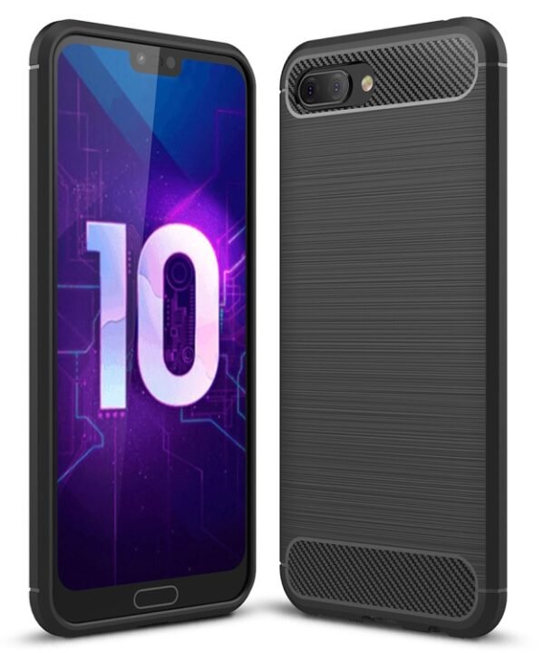 Brushed Texture Carbon Fiber Shockproof TPU Case for Huawei Honor 10, Huawei Honor 10