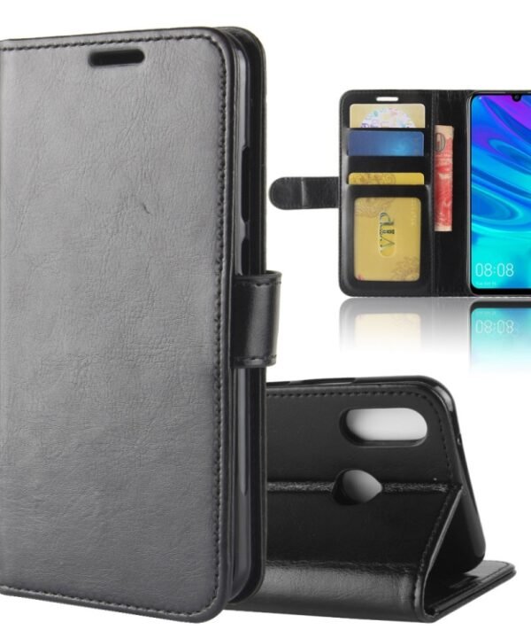 R64 Texture Single Fold Horizontal Flip Leather Case for Huawei P30 Lite, with Holder & Wallet & Card Slots & Photo Frame, For Huawei P30 Lite