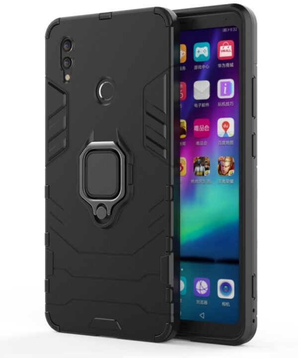 PC + TPU Shockproof Protective Case for Huawei Honor Note 10, with Magnetic Ring Holder, For Huawei Honor Note 10