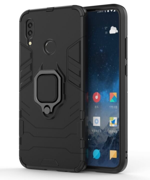 PC + TPU Shockproof Protective Case for Huawei P Smart (2019), with Magnetic Ring Holder, For Huawei P Smart (2019)