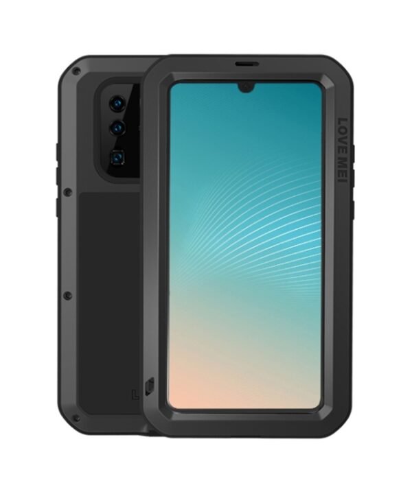 LOVE MEI Powerful Dustproof Shockproof Splashproof Metal + Silicone Combination Case for Huawei P30 Pro, Huawei P30 Pro