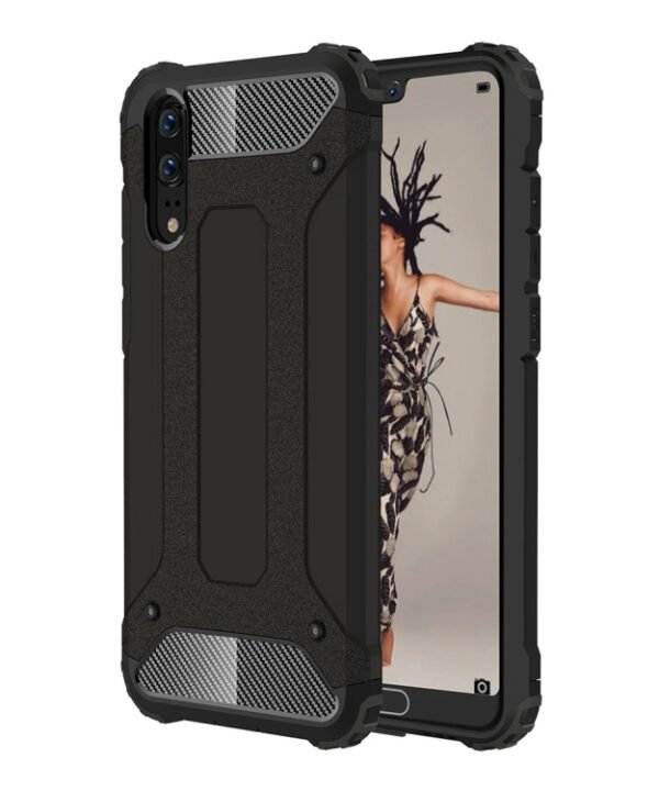 For Huawei  P20 Full-body Rugged TPU + PC Combination Back Cover Case , For Huawei P20, Huawei P20