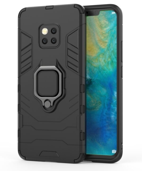 PC + TPU Shockproof Protective Case for Huawei Mate 20 Pro, with Magnetic Ring Holder, For Huawei Mate 20 Pro