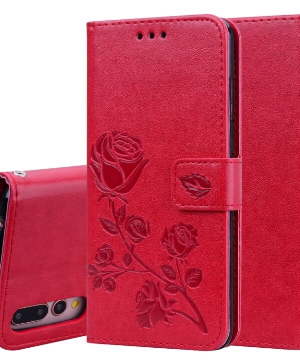 Rose Embossed Horizontal Flip PU Leather Case for Huawei P20 Pro, with Holder & Card Slots & Wallet, For Huawei P20 Pro, Huawei P20 Pro