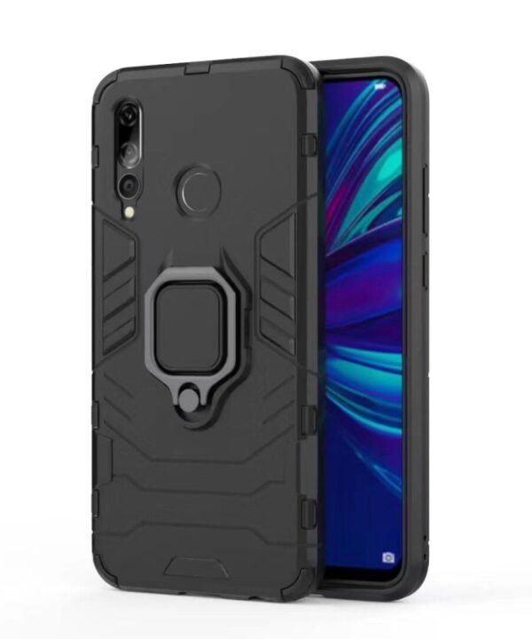 Shockproof PC + TPU Case with Magnetic Ring Holder for Huawei Enjoy 9s / P Smart+ 2019, For Huawei Enjoy 9s / P Smart+ 2019