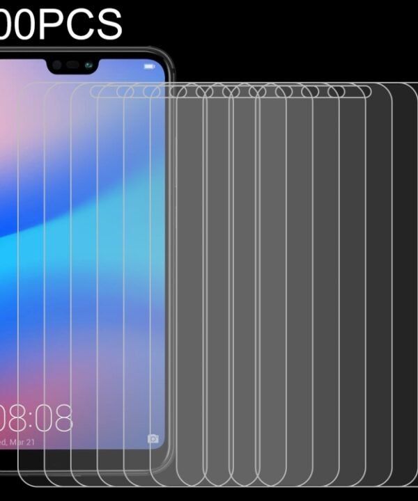 100 PCS for Huawei P20 Lite 0.26mm 9H Surface Hardness 2.5D Explosion-proof Tempered Glass Screen Film