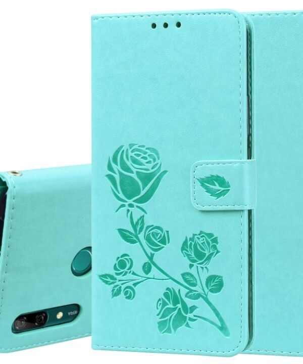 Rose Embossed Horizontal Flip PU Leather Case for Huawei P Smart Z, with Holder & Card Slots & Wallet, For Huawei P Smart Z