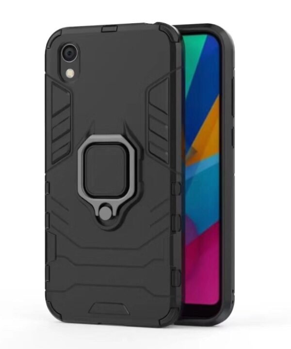 Panther PC + TPU Shockproof Protective Case for Huawei Honor 8S, with Magnetic Ring Holder, For Huawei Honor 8S