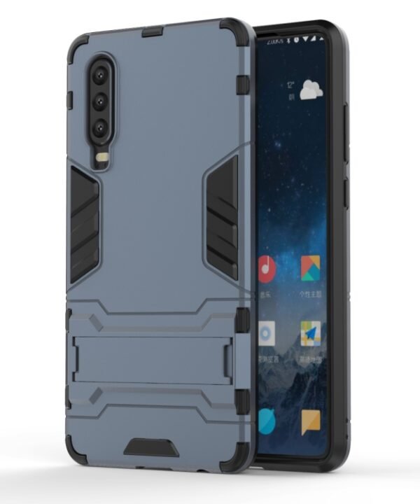 Shockproof PC + TPU Case for Huawei P30, with Holder, For Huawei P30