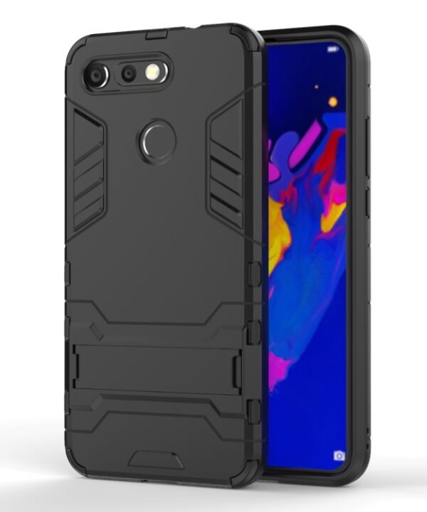 Shockproof PC + TPU Case for Huawei Honor V20, with Holder, For Honor V20, For Huawei Honor V20