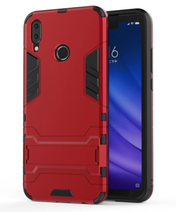 Shockproof PC + TPU Case for Huawei Y9 (2019) / Enjoy 9 Plus, with Holder, For Huawei Y9 (2019) / Enjoy 9 Plus, For Huawei Y9 (2019)