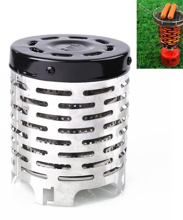 Outdoor Camping Stainless Steel Heater Cover Mini Tent Infrared Heating Stove Cover