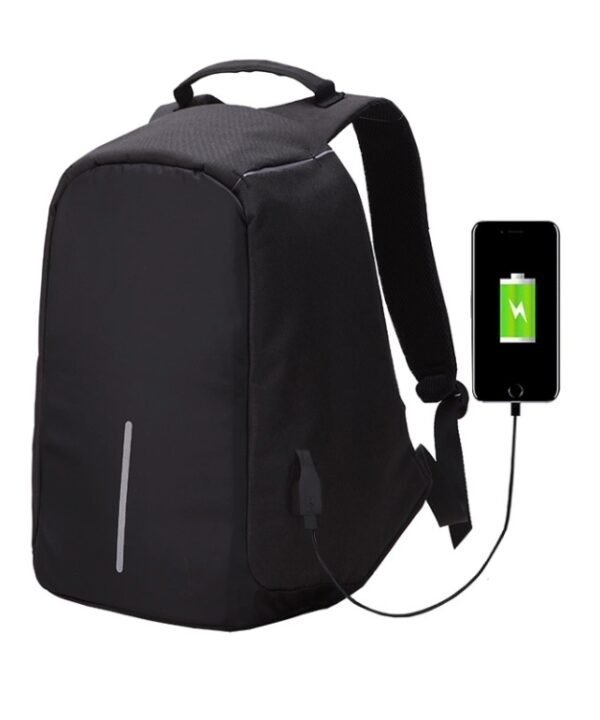 Multi-Function Large Capacity Travel Anti-theft Security Casual Backpack Laptop Computer Bag with External USB Charging Interface for Men / Women, Size: 42 x 29 x 14 cm, Black, Grey, Blue, Purple