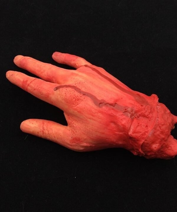 Popular Scary Halloween Prop Bloody Four Finger Fake Hand