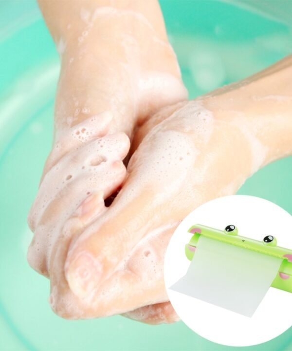 1.2m Frog Pattern Hand Washing Convenient Scented Soap Sheets, Random Color Delivery Delivery