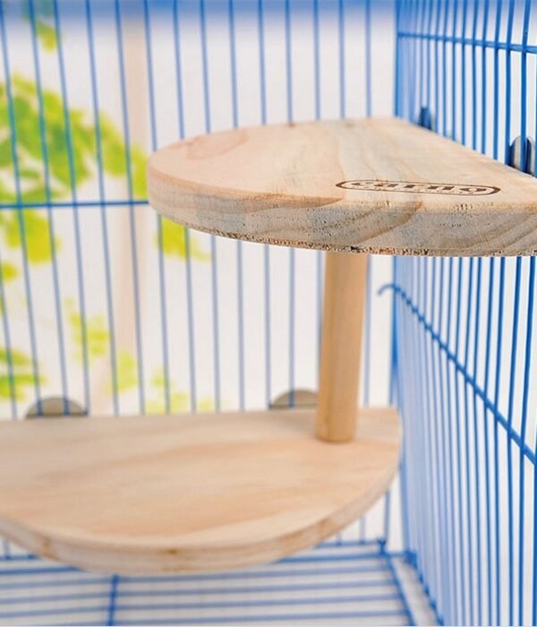 Pet Wooden Two Layers Wood Hamster Footplate Springboard Hamster Small Pets Pedal Toys