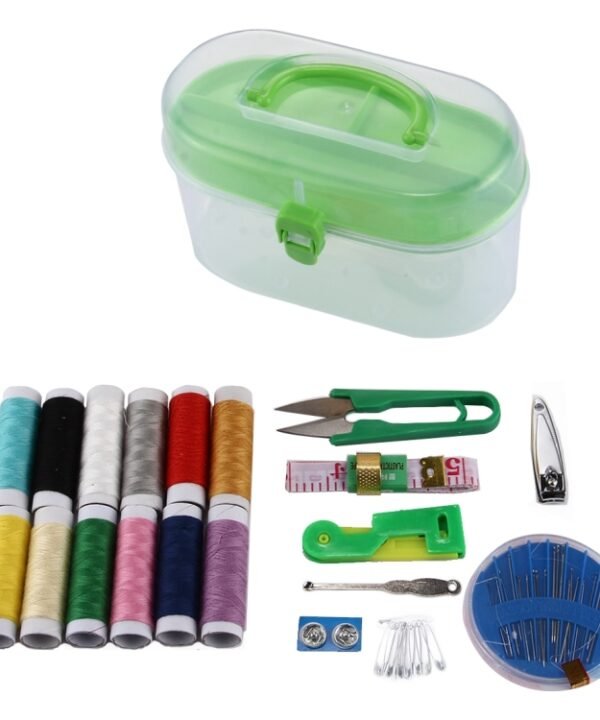 Multi-colorline, Needle Wearer, Tape, Ear Spoon etc Treasure Box, Daily Necessities Sewing Box, Random Color Delivery, HC1445G, HC1445F, HC1445Y