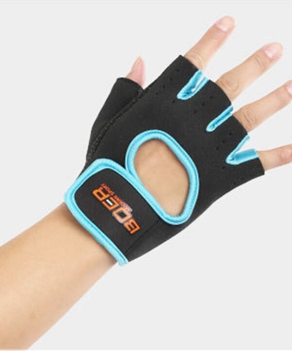 Unisex Half Finger Gloves Outdoors Riding Non-slip Breathable Sports Gloves, Size: S, Plamar: 16*12*3.0cm, Size: S, Plamar: 16*12*3.0cm