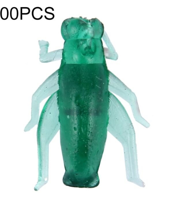 100 PCS Cricket Shape Fishing Lures Artificial Fishing Bait, Length: 2cm