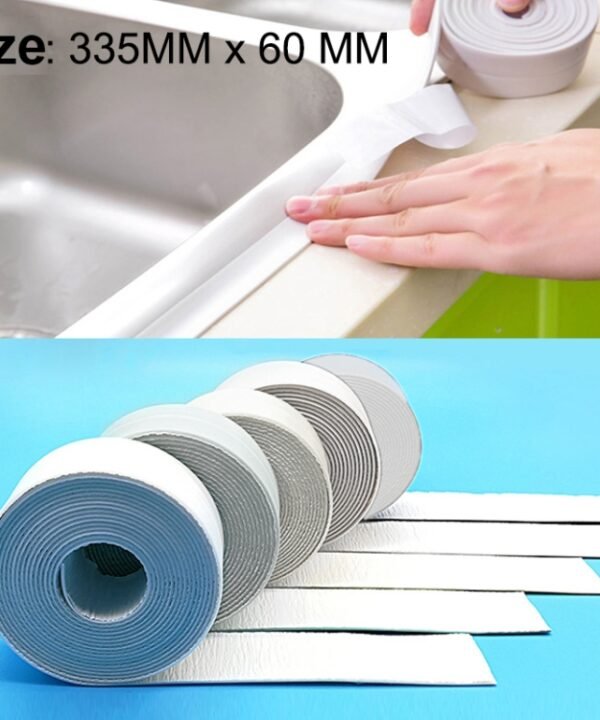 PE Kitchen and Bathroom Waterproof and Mildew Proof tape  Size:60mm x 3.35m, Mildew Proof tape