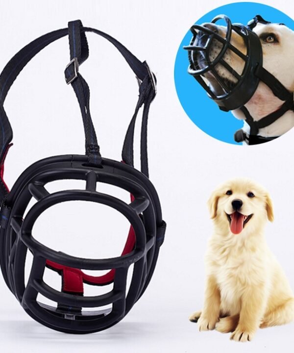 Dog Muzzle Prevent Biting Chewing and Barking Allows Drinking and Panting, Size: 8.2*7.6*10.4cm, Size: 8.2*7.6*10.4cm