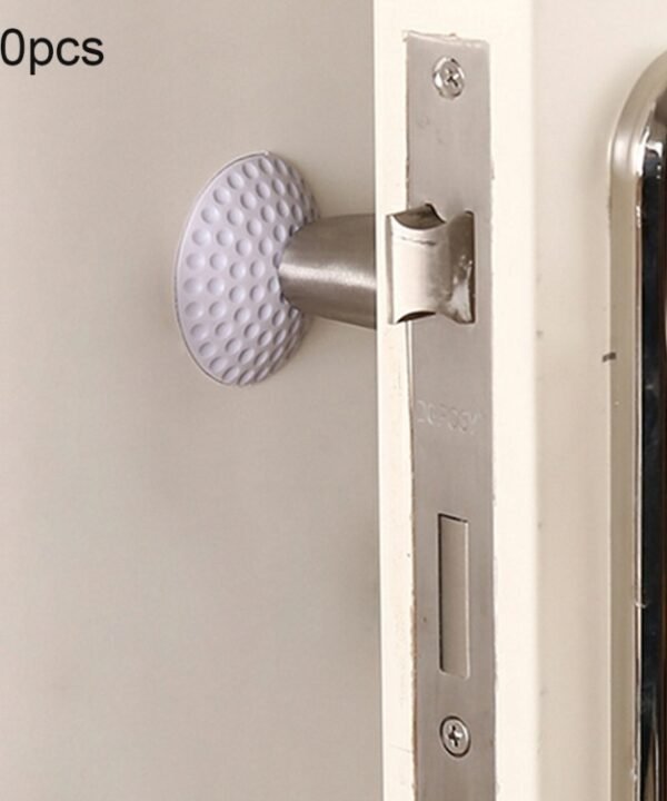 10 PCS Rubber Door Handle Mute Wall Pad Anti-collision Pad, Random Color Delivery, Size: 5 * 1cm