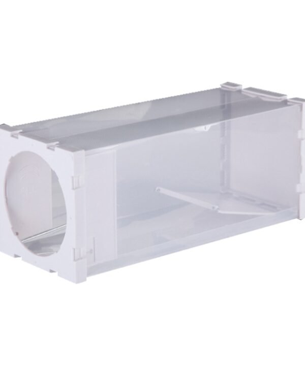 Door Humane Animal Live Cage, Rat, Mouse and More Small Rodents PP Material Transparent Cage Trap, Door Humane Animal Live Cage