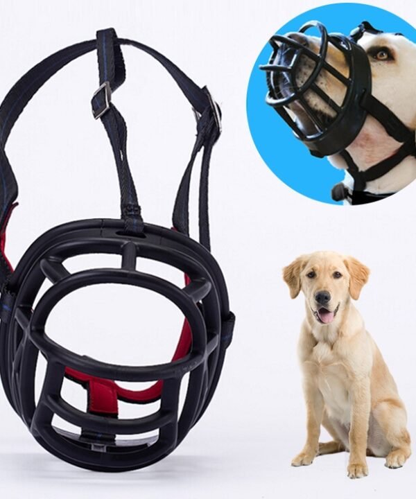 Dog Muzzle Prevent Biting Chewing and Barking Allows Drinking and Panting, Size: 8.8*8.4*11cm, Size: 8.8*8.4*11cm
