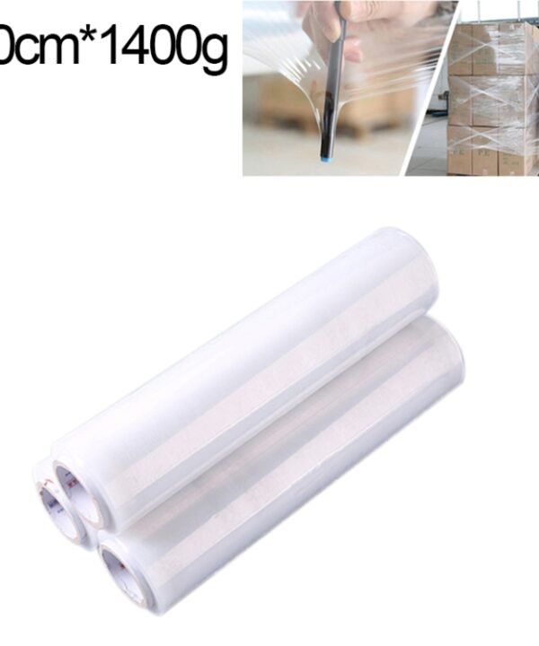 PE Transparent Stretch Wrap Film(Width: 30cm, Length: 200m)