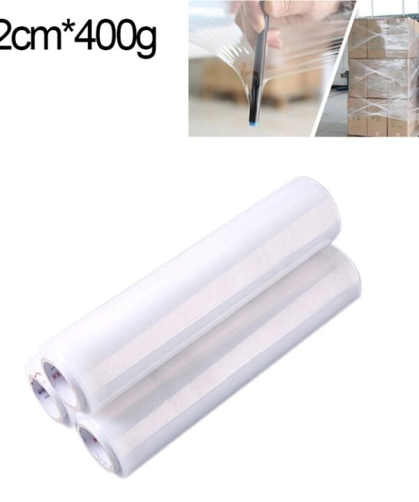 PE Transparent Stretch Wrap Film(Width: 12cm, Length: 220m)
