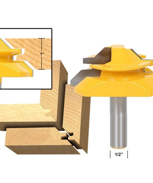 1/2 x 2-3/4 Shank Woodwork 45 Degree Engagement Tenon Cutter Blade Right Angle Accessories Knife Woodworking Tools
