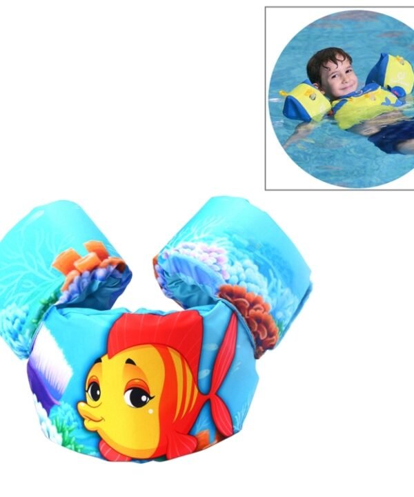 Pattern Children Swimming Lifesaving Equipment Buoyancy Swimsuit Vest Sleeves Back Floating Arm Swim Rings Snorkeling Suit, Size: 86cm, Suitable for 2-7 Years of Age, Buoyancy Within 10-30kg Baby Use, HC2243A, HC2243B, HC2243C, HC2243D