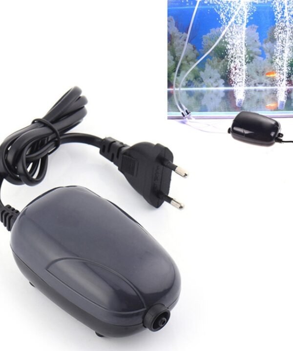 RS-290 220V 3W Single Outlets Adjustable Flow Silent Aquarium Air Pump Fish Tank Oxygen Air Pump