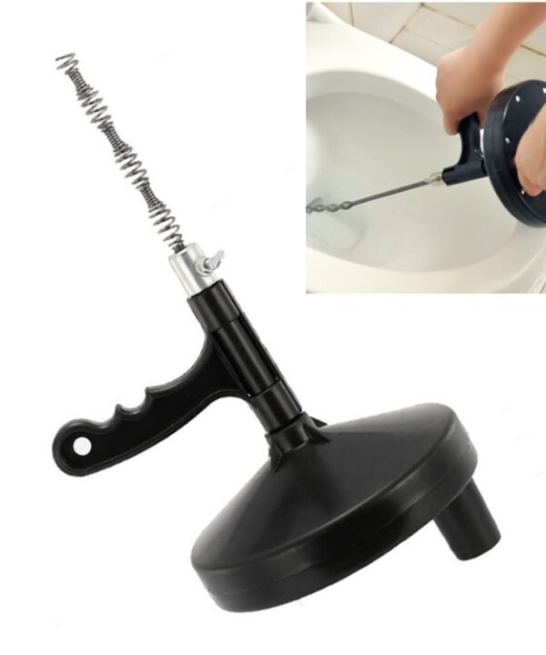 5m Metal Head kitchen Toilet Sewer Blockage Hand Tool Pipe Dredger Drains Dredge Pipes Sewer Sink Cleaning Clogs