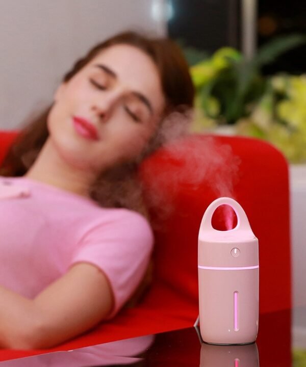 1.5W - 2W 175ml Mini Portable USB Negative Ions Humidifier Beauty and Water Supplement Instrument with Colorful LED Light