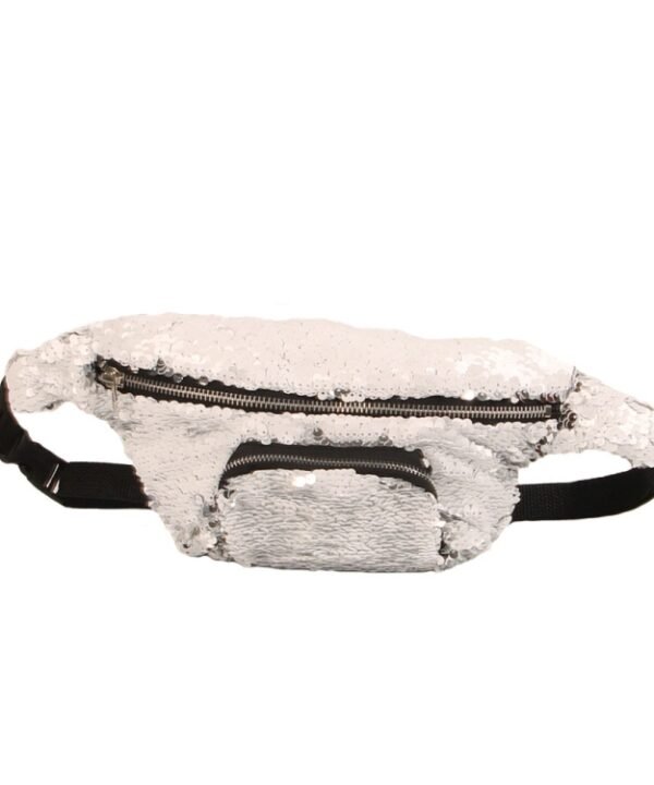 Sequins Waist Bag Double Color Makeup Bag Mermaid Purses Chest Pack Women Girl Travelling Mobile Phone Bag