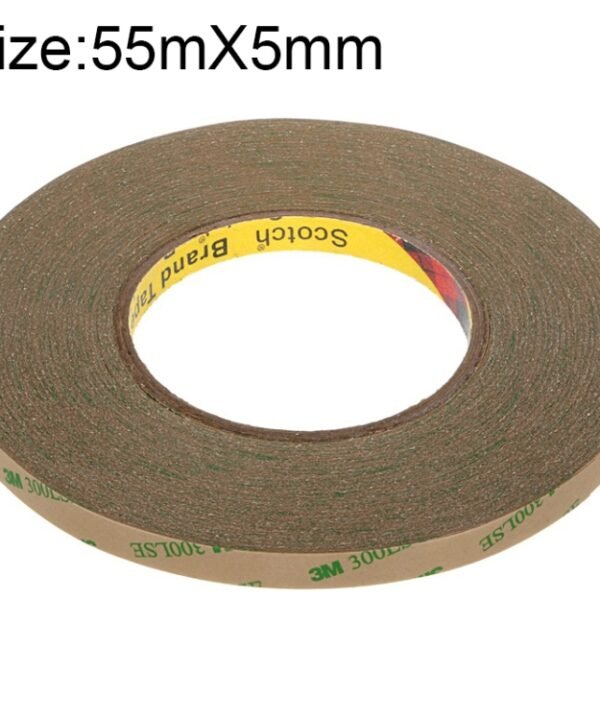 Super Adhesive Ultra-thin Transparent and High-temperature Resistant Double-sided Traceless Tape, Size: 55m x 5mm
