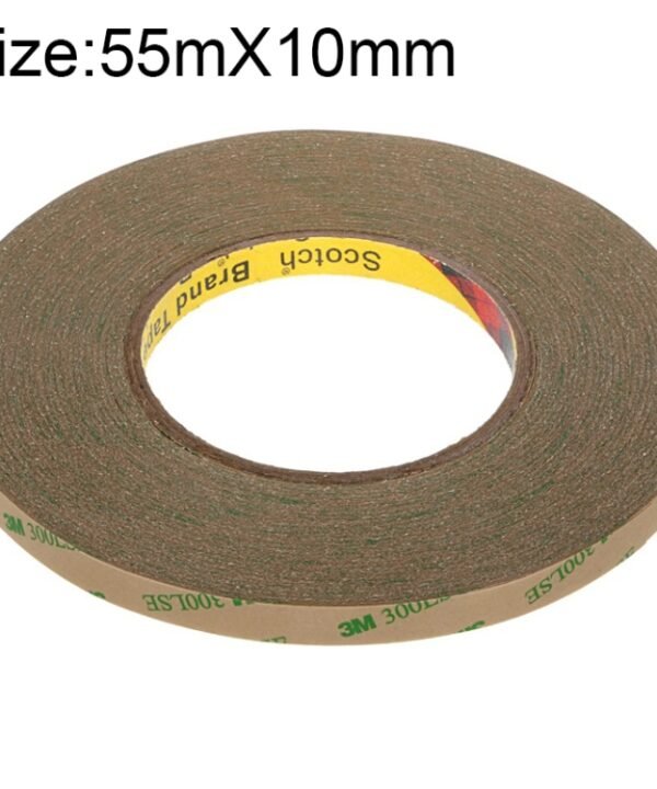 Super Adhesive Ultra-thin Transparent and High-temperature Resistant Double-sided Traceless Tape, Size: 55m x 10mm