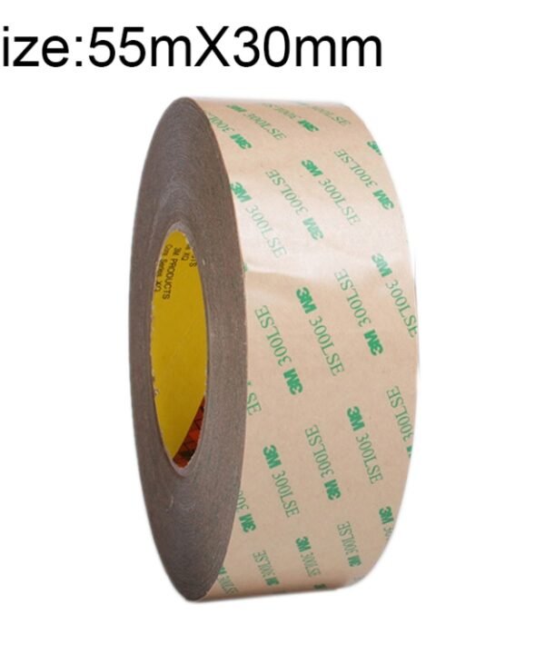 Super Adhesive Ultra-thin Transparent and High-temperature Resistant Double-sided Traceless Tape, Size: 55m x 25mm