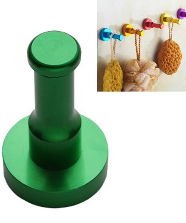 Color Personality Space Aluminum Round Hook Single Hook Kitchen Color Clothes Hook No Rust