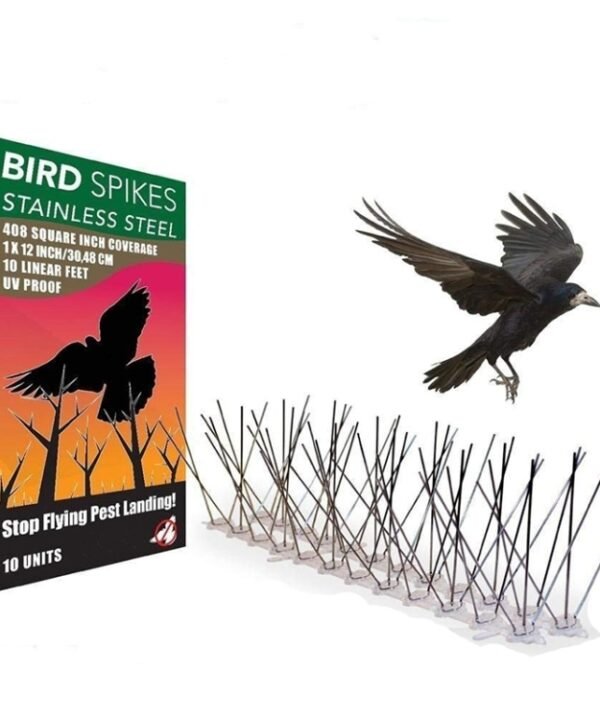 5 PCS / Set Bird Repeller 50cm Stainless Steel Nails Bird Spikes SK411