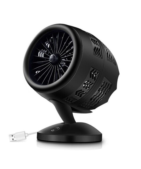 Portable Adjustable Mini USB Charging Air Convection Cycle Desktop Electric Fan Air Cooler, Support 2 Speed Control