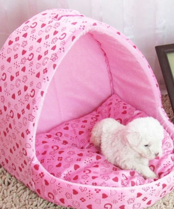Small Pet Dogs Cats House Creative Yurt Shape Dog House, Size: L, 42*48*48cm, Size: L