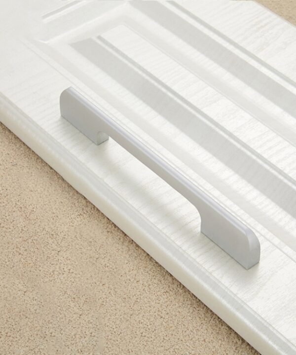 2049-160 Drawer Cabinet Door Aluminum Alloy Handle Straight Door Handle, 2049-160 (Black), 2049-160 (White)
