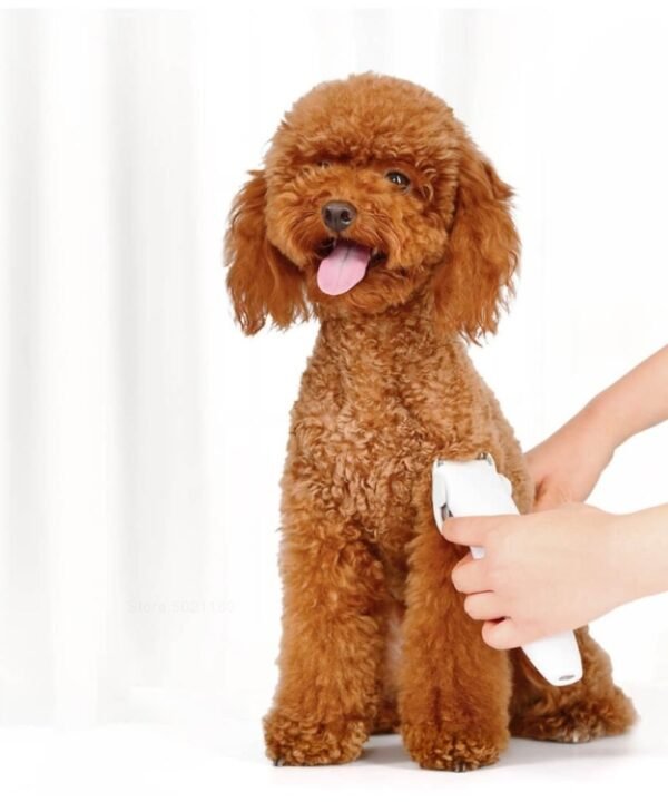 Original Xiaomi Youpin Pawbby Dog Professional Razor Pet Grooming Clippers Electric Rechargeable Safety Haircut Machine(White)