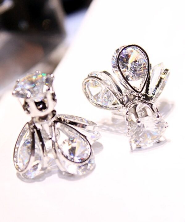 Fashion Style Glow Crystal Firefly Earrings Fashion Temperament Long Ear Earrings