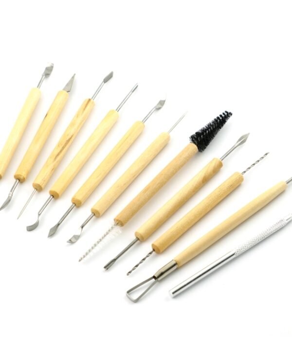 11 in 1 Wooden DIY Clay Cutter Pottery Clay Sculpture Utility Knife Set