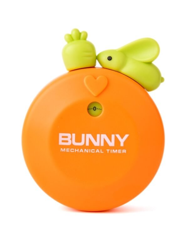 Rabbit 60 Minutes Mechanical Kitchen Cooking Count Down Alarm Timer Home Decorating Gadget, Random Color Delivery