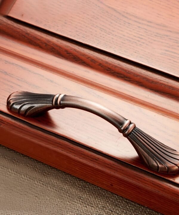 6029-96 Solid Wood Furniture Cabinet Handle Red Bronze Handles