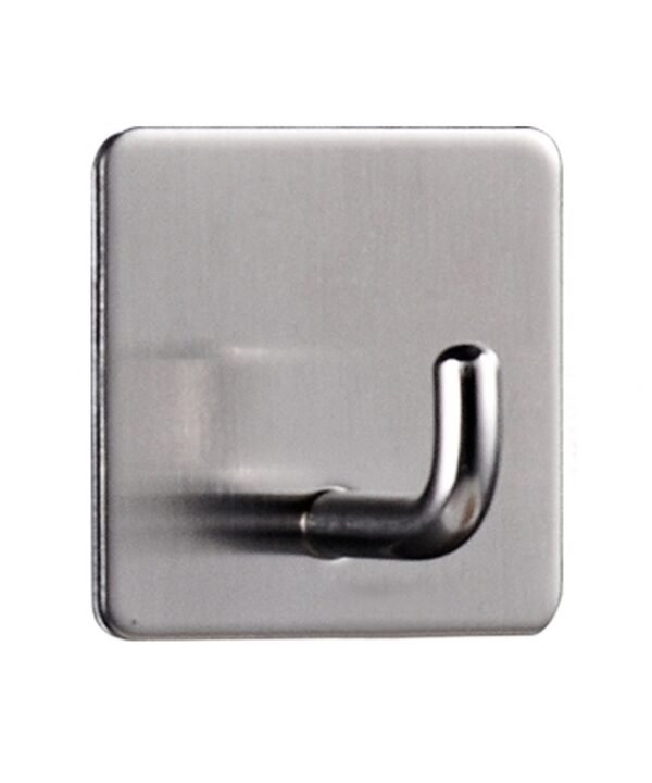 MYD-1038 304 Stainless Steel Sticky Hook Kitchen Bathroom Multi-functional Hole Free Wall Mount Holder